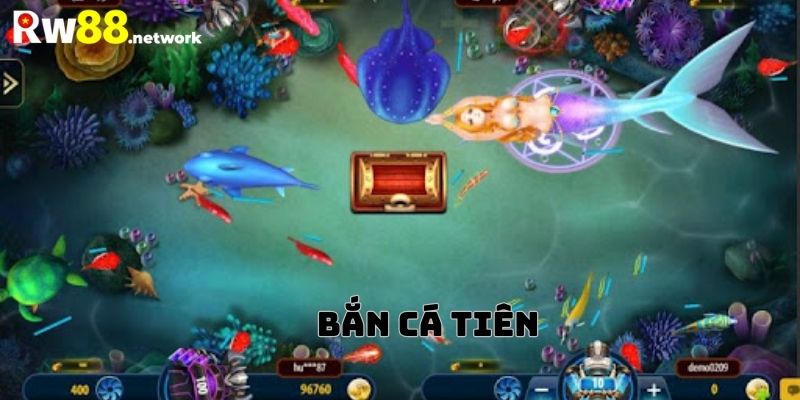 Bước tham gia chơi game bắn cá tiên tại nhà cái Rw88